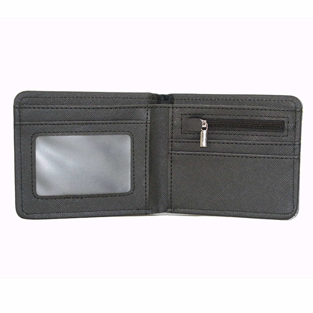 Stampa con lettere dal design carino NON TOUCH MY WALLET con portamonete corto