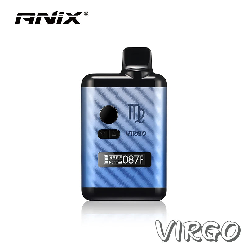 Anix Virgo vaporizzatore per erbe secche 1300mAh controllo della temperatura camera di riscaldamento in ceramica schermo OLED Yocan Hit Vane Xmax Herbal Vape Pen Kit