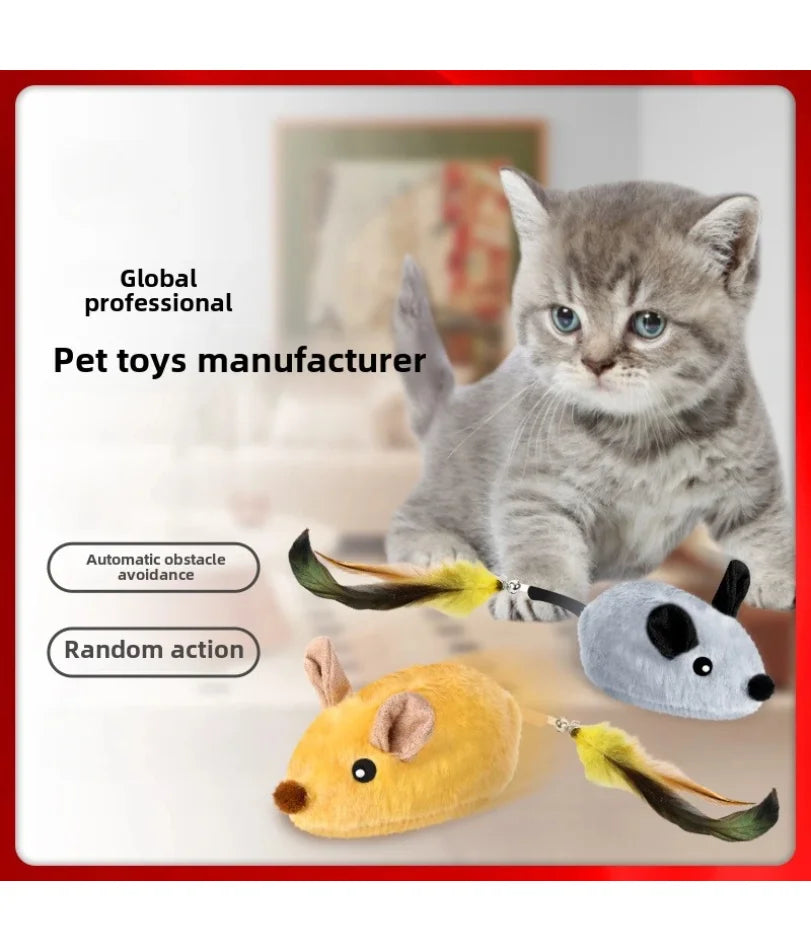 Giocattolo Interattivo Per Gatti Con Mouse Mobile Rilevamento Automatico USB