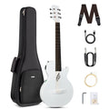 Enya NOVA GO SP1 Chitarra Acustica-Elettrica in Fibra di Carbonio da 35 Pollici con Effetti Integrati, Bluetooth e Pacchetto per Principianti