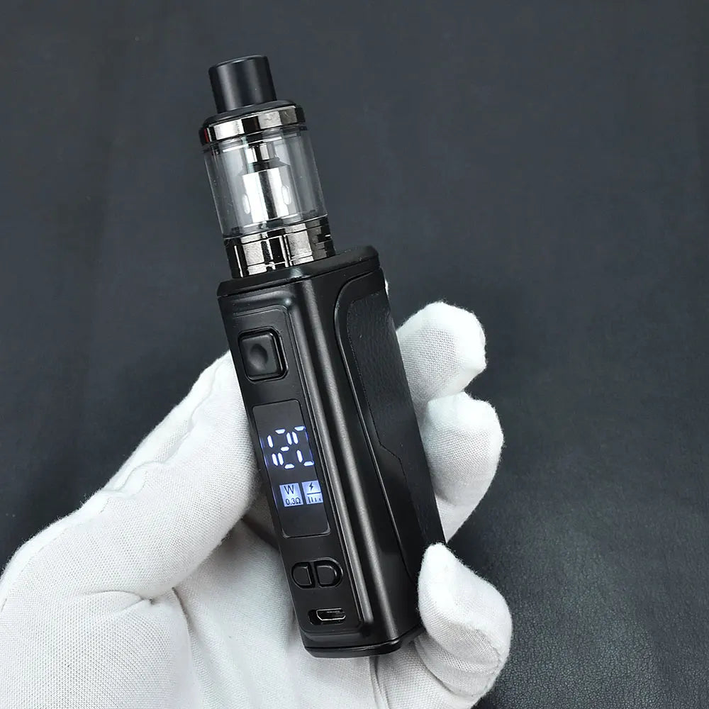 WOLFCOOLVAPE Sigaretta Elettronica 120W Box Mod Vaporizzatore Kit Box Mod con Schermo OLED Vaporizzatore 18000mAh Serbatoio Vape da 2.0ml