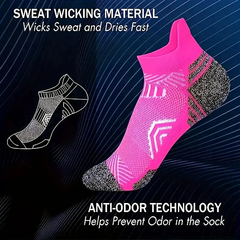 5/10 Pairs High-Quality Neutral Sports Socks Fashionable Stripes Sweat Absorbing Breathable Outdoor Couple Running Casual Socks
