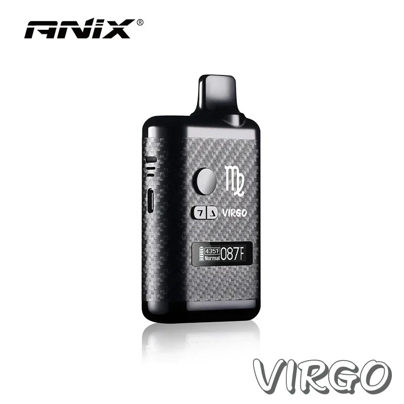 Vaporizzatore per erbe secche genuino ANIX VIRGO controllo della temperatura a base di erbe fumo di tabacco penna Vape 1300mah batteria schermo OLED sigaretta elettronica