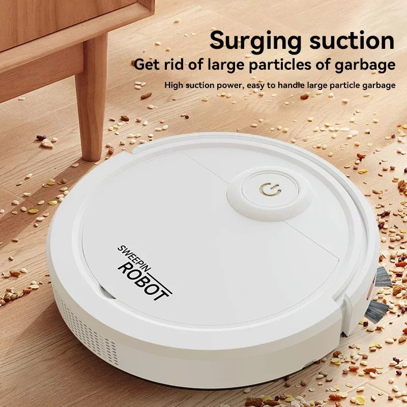 Robot Aspirapolvere Lavapavimenti 3-in-1 Completamente Automatico con Ricarica USB, Intelligente per Cucina e Casa - Novità 2026