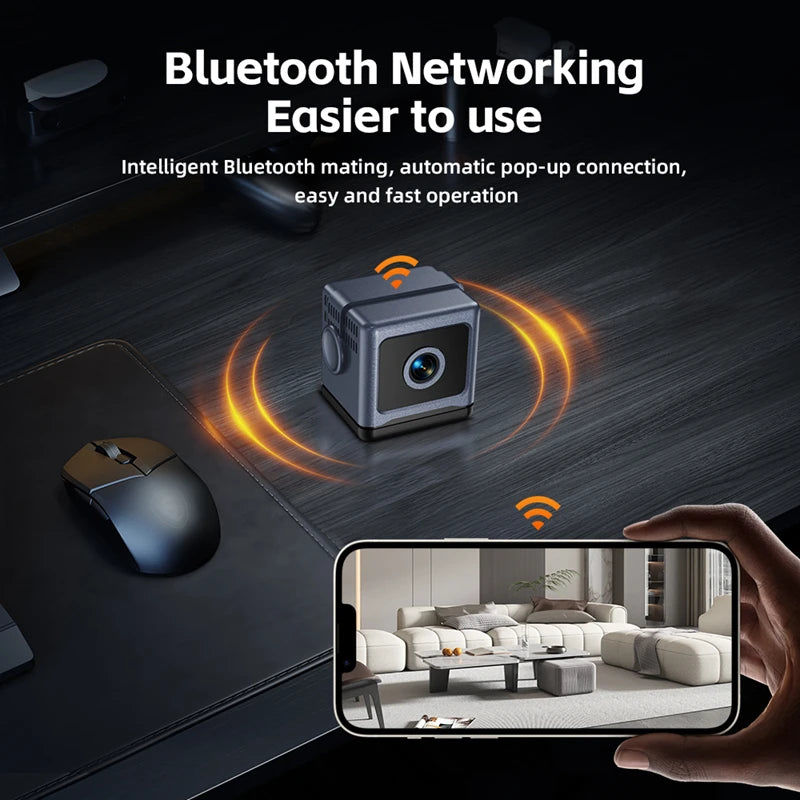Wireless Mini WiFi Security Camera Smart Home IP Remote View Small Camcorder Built-in Battery Night Vision Invisible Cam
