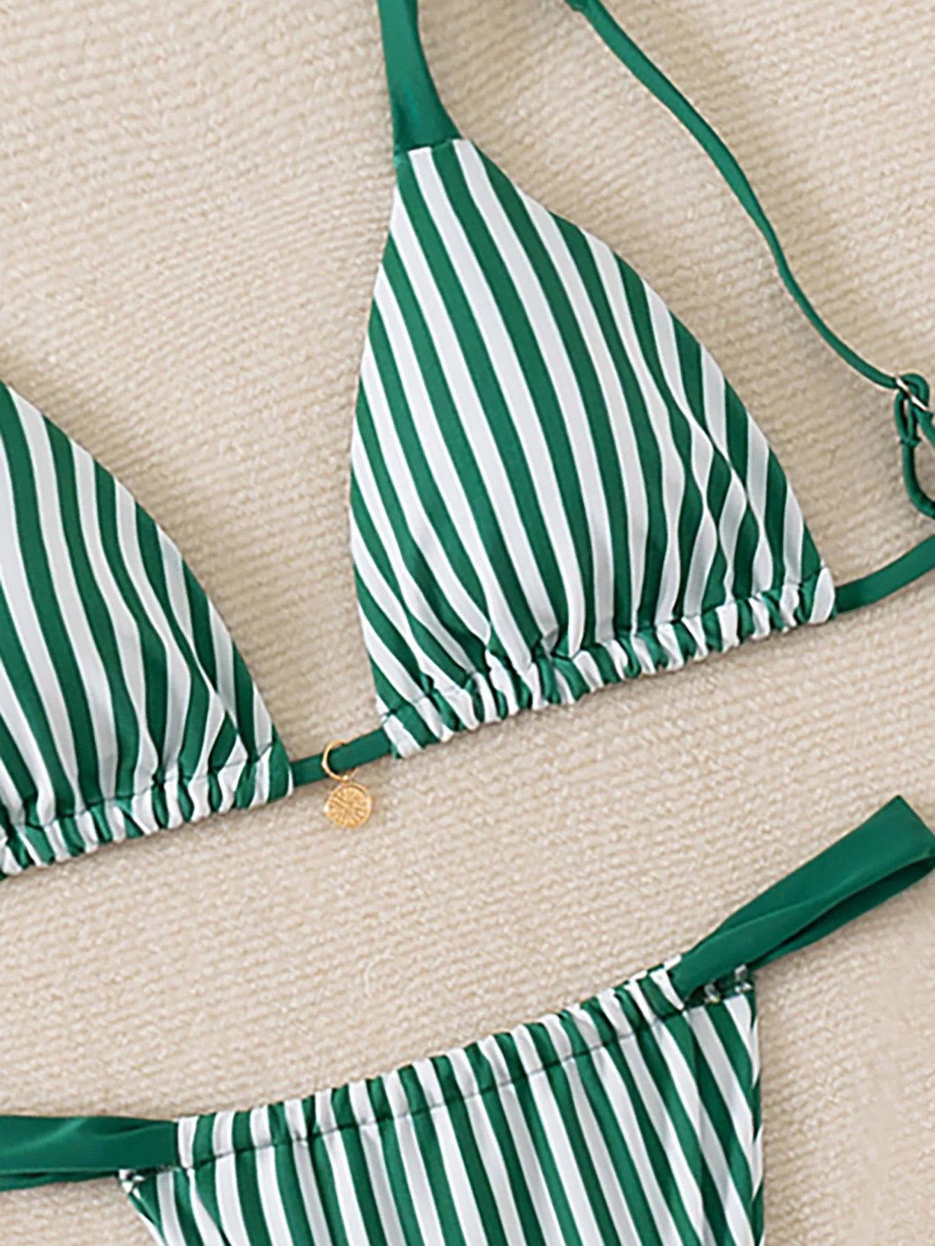 Nuovo Set Bikini Triangolo 2026 - Costume da Bagno Push-Up con Stampa Floreale e Slip Brasiliano