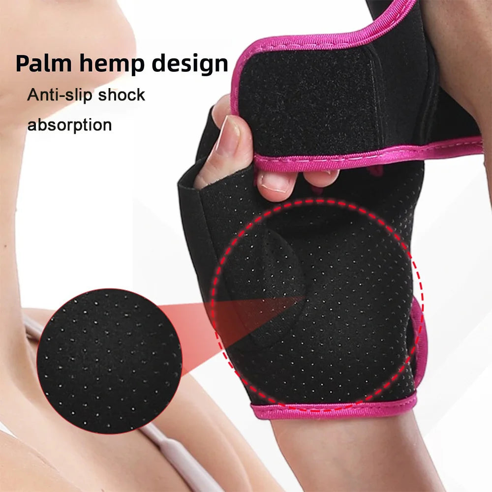 Guanti da palestra Guanti per sollevamento pesi fitness Body Building Training Sport Esercizio Ciclismo Sport Guanto da allenamento per uomo Donna