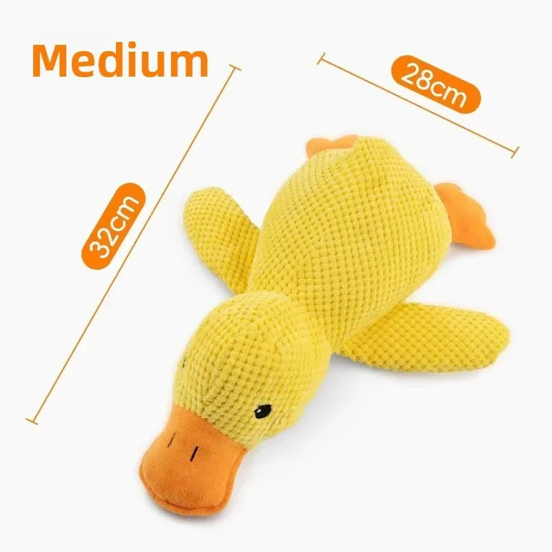 1/3PCS Things For Dogs Dog Accessories Dog Supplies Calming Duck Squeaky Plush Toy Luxury Sleep Aid Durable Puppy Companion Pet