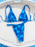 Nuovo Set Bikini Triangolo 2026 - Costume da Bagno Push-Up con Stampa Floreale e Slip Brasiliano