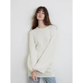 Maglione Autunno Lana Merino Vita Snellente Donne Maniche A Tromba