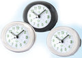 Sveglia Analogica Elite Bianca Al Quarzo Con Allarme