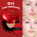 Fondotinta coreano Air Cushion - Correttore idratante naturale leggero Base per trucco a lunga durata per donna con controllo dell'olio sbiancante