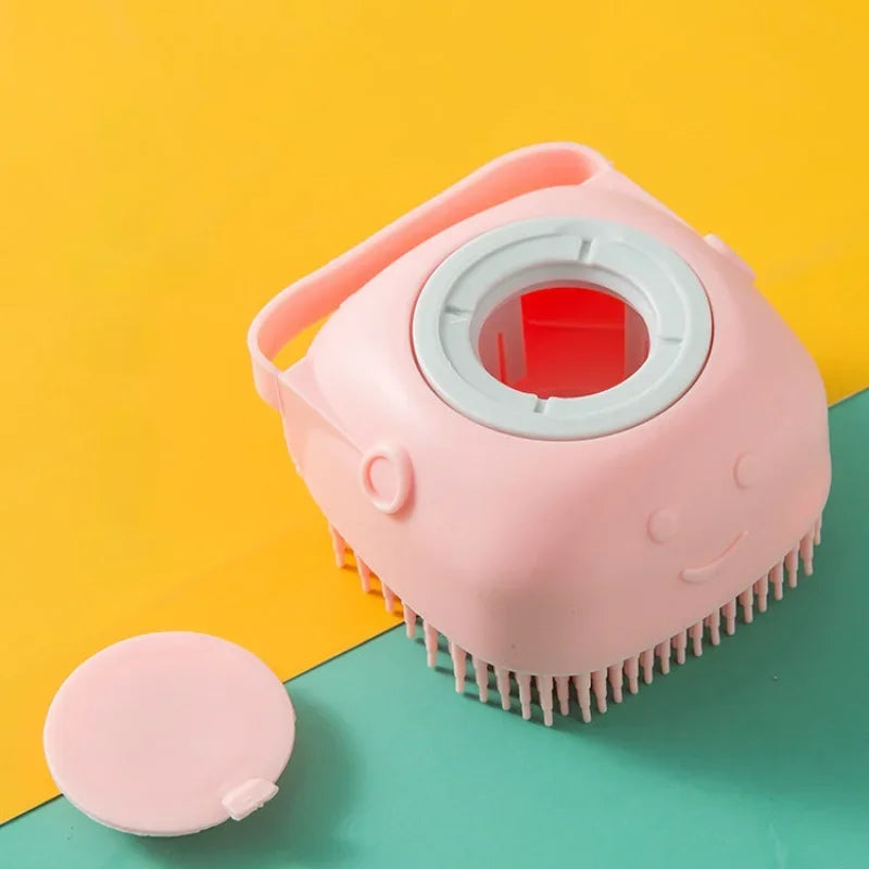 Accessori per Animali Domestici: Spazzola Massaggiante per Shampoo Cani e Gatti, Pettine Massaggiante per Cuccioli, Spazzola Morbida per la Toelettatura e il Bagno