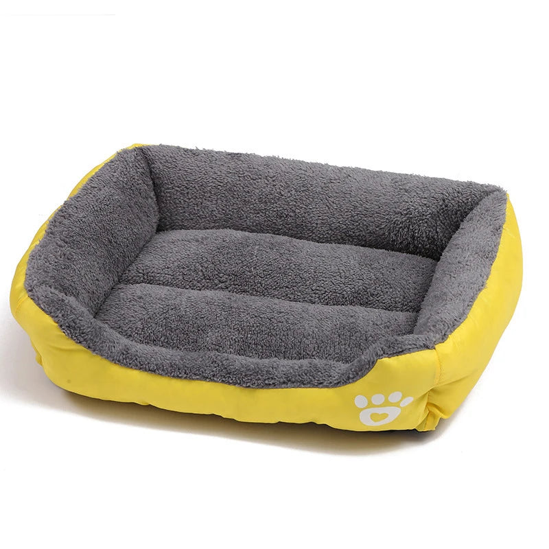 Morbido divano quadrato per cani di grandi dimensioni Cuscino elastico per casa per cani Inverno caldo Letto per cani medio Lavabile Cuccia per gatti Accessori per la casa