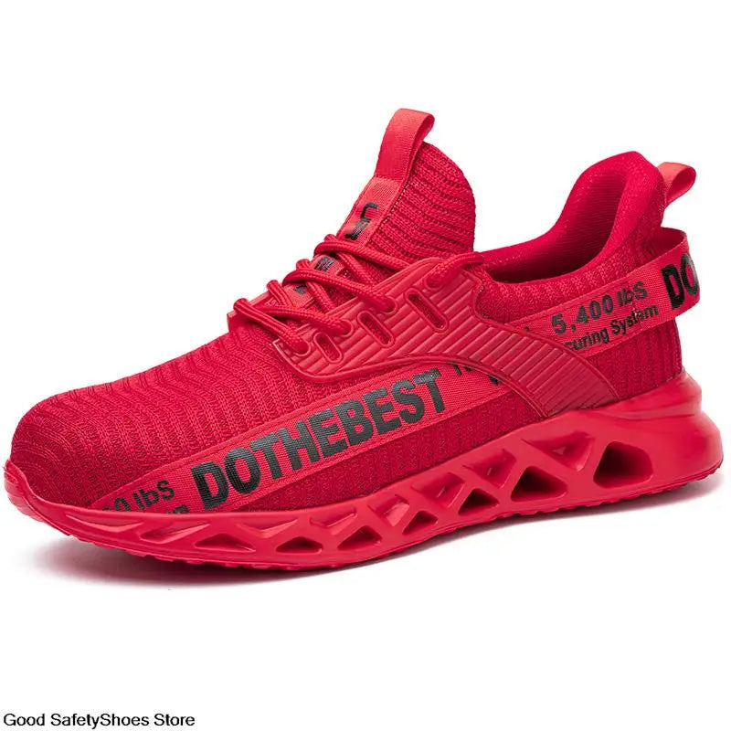 Scarpe antinfortunistiche da uomo per scarpe da ginnastica da lavoro donna uomo scarpe da lavoro con punta in acciaio scarpe protettive di sicurezza leggere anti-sfondamento anti-perforazione