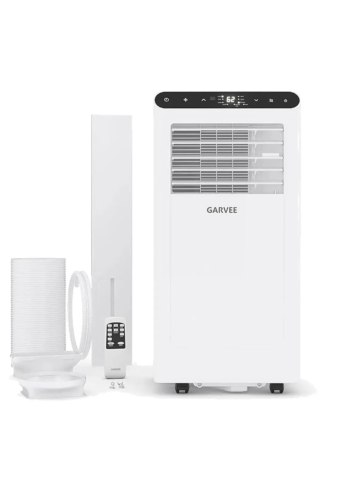 Condizionatore d'Aria Portatile da 8000 BTU, Silenzioso 3-in-1 per Interni con Funzioni di Raffreddamento, Deumidificazione, Timer 24H, Kit Completo per Finestre