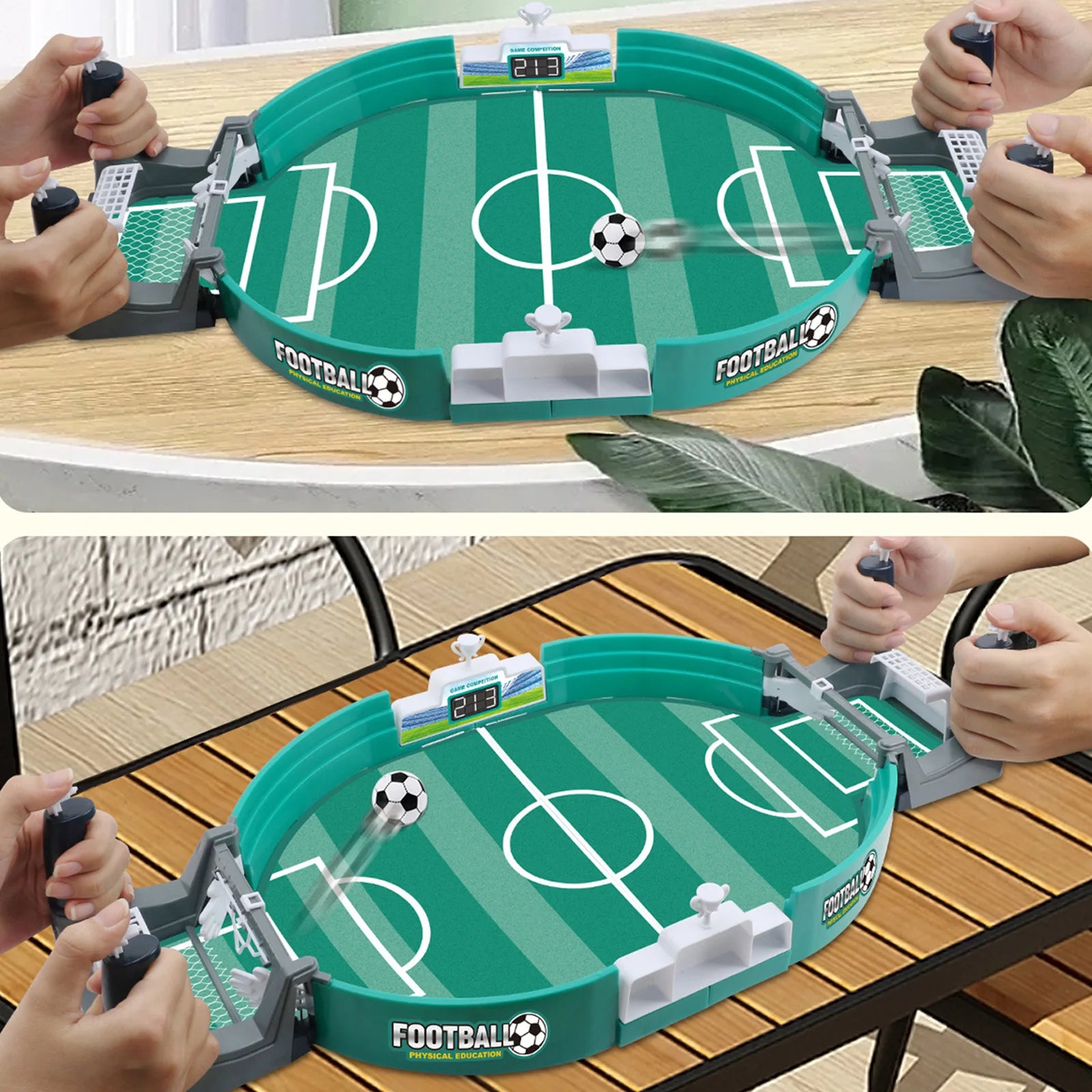 Gioco da tavolo da calcio balilla per feste in famiglia Gioco da battaglia di calcio da tavolo interattivo genitore-figlio per bambini adulti