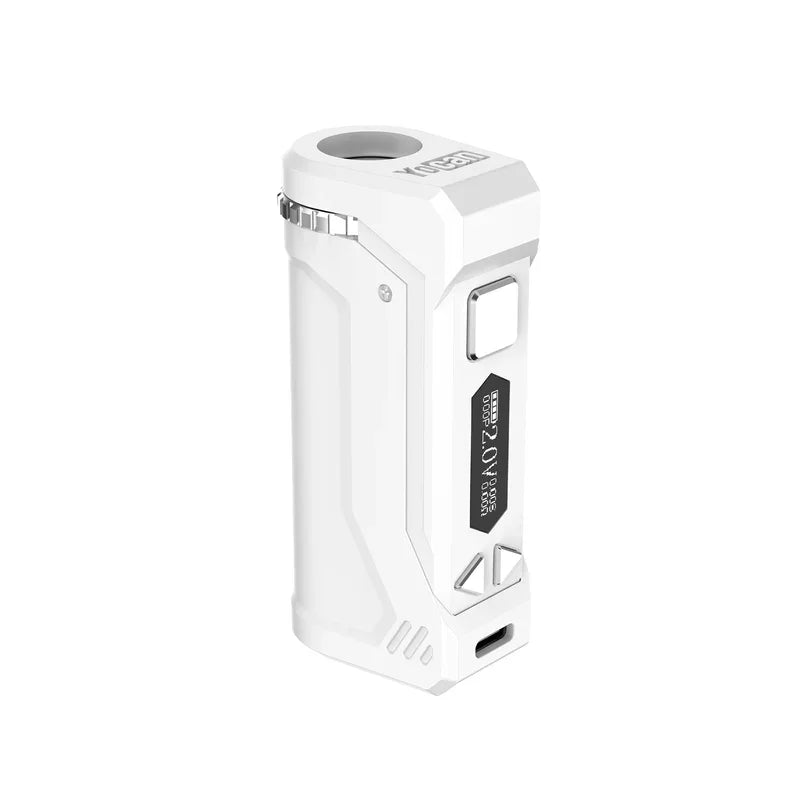 Originale Yocan UNI Pro Box Mod batteria integrata da 650mAh Display OLED 510 Thread 10 secondi sigaretta elettronica Pre-calore Vape