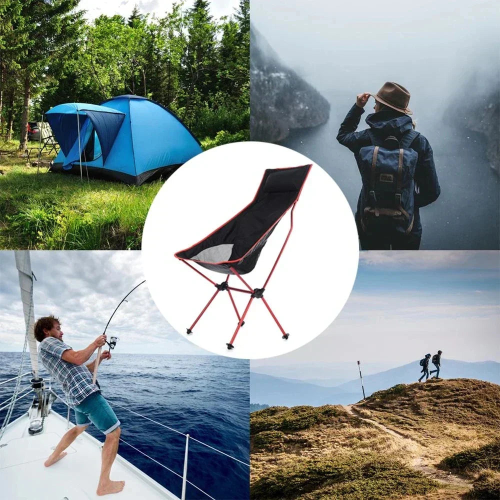 Sedia Pieghevole Da Esterno Leggera Portatile Per Spiaggia Picnic Pesca Barbecue