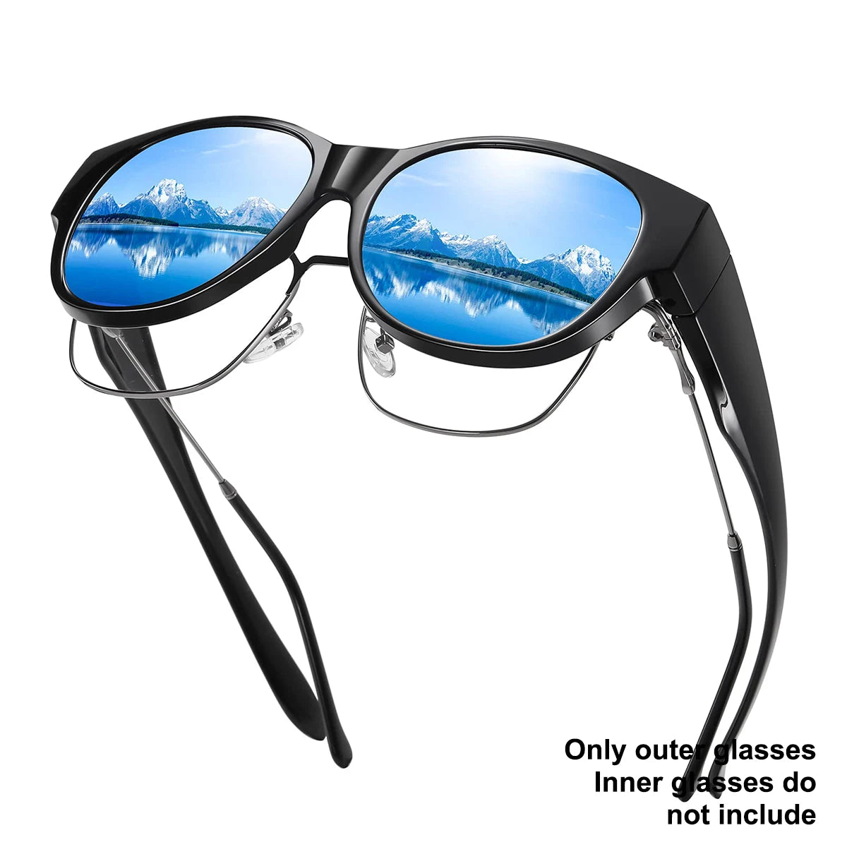 1/2/3PC Sunglasses Fit Over Glasses Polarized for Men Women, Wrap-Around Glasses UV400 Protection for Driving and Outdoor T01