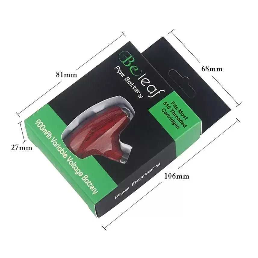 E Pipe Vape KY32 Batteria per sigaretta elettronica 900mAh 510 Filettatura Preriscaldamento Tensione variabile Fumo Mod per cartucce d'olio spesse