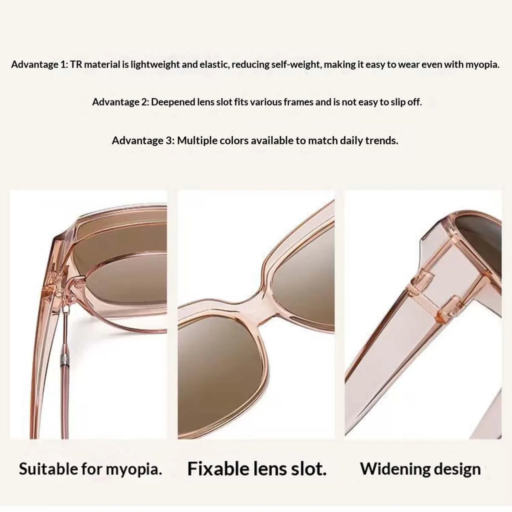 1/2/3PC Sunglasses Fit Over Glasses Polarized for Men Women, Wrap-Around Glasses UV400 Protection for Driving and Outdoor T01