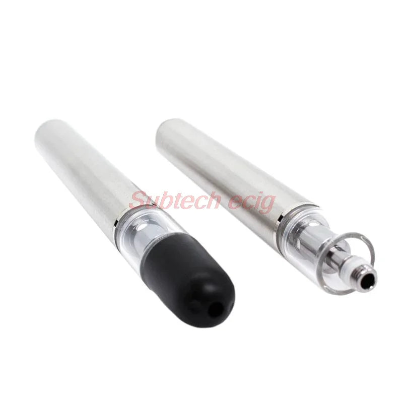 CC-ell Vaporizzatore per olio spesso Vape 320mAh con porta di ricarica Micro USB inferiore 0,5 ml 1,0 ml Cartuccia in ceramica Penna sottile con filettatura 510