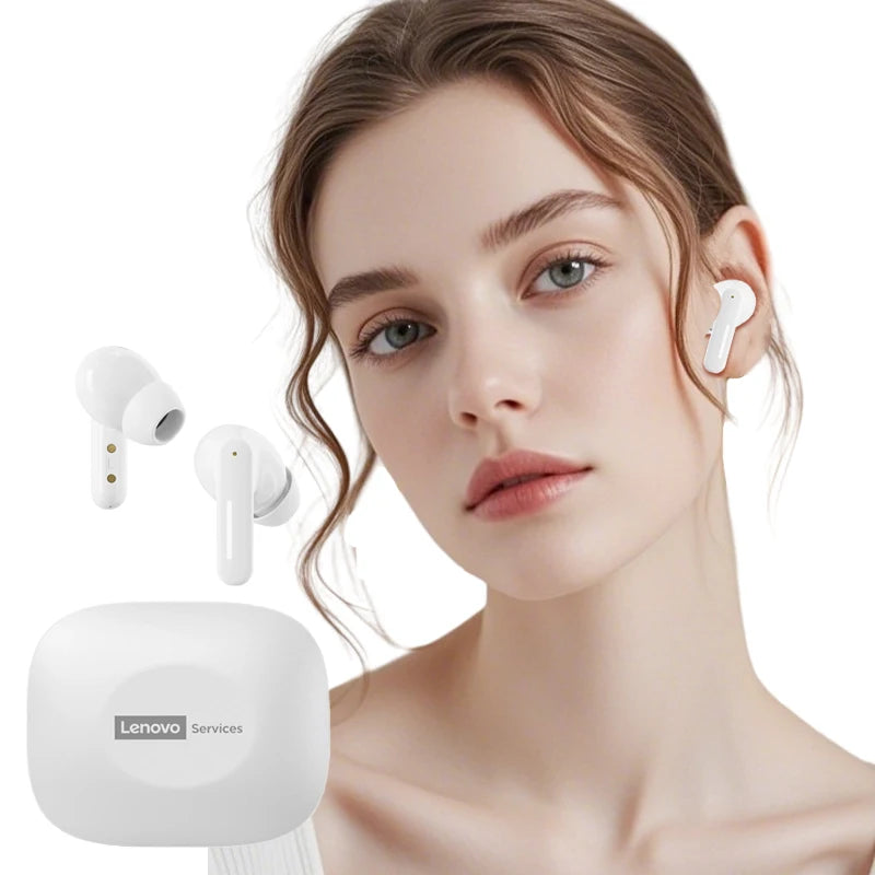 Nuovo Lenovo LE209 Aggiornamento Wireless Bluetooth 6.0 Auricolare con cancellazione del rumore Cuffie sportive 30H Batteria a lunga durata Cuffie con microfono