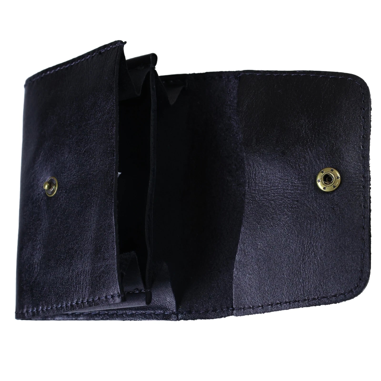 Portafoglio in vera pelle di vacchetta per uomo donna Portafogli da uomo corti corti vintage fatti a mano Porta carte compatto Portamonete in pelle