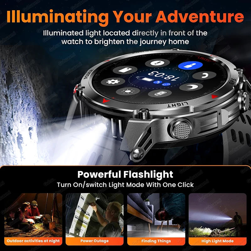 T-Rex 3 Pro Grado Militare AGPS Smart Watch 10ATM Impermeabile Dual-band GNSS Bussola Altimetro AMOLED Swim Sport Smart Watch da uomo