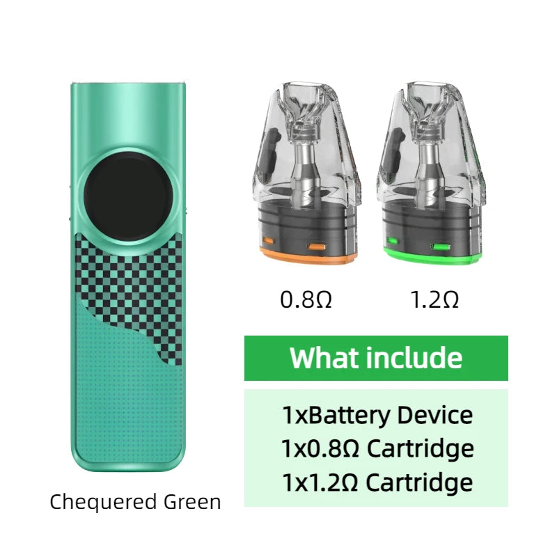 Dispositivo con Batteria per OXVA Xlim Pro 2 1300mAh/Nexlim 1500mAh con Kit Due Cartucce per Cartucce da 0.4/0.6/0.8/1.2ohm 2/3/4ml