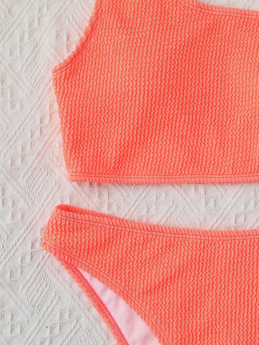 Costume da bagno bikini monospalla strutturato costume da bagno taglio alto costume da bagno solido donna moda brasiliana 2025