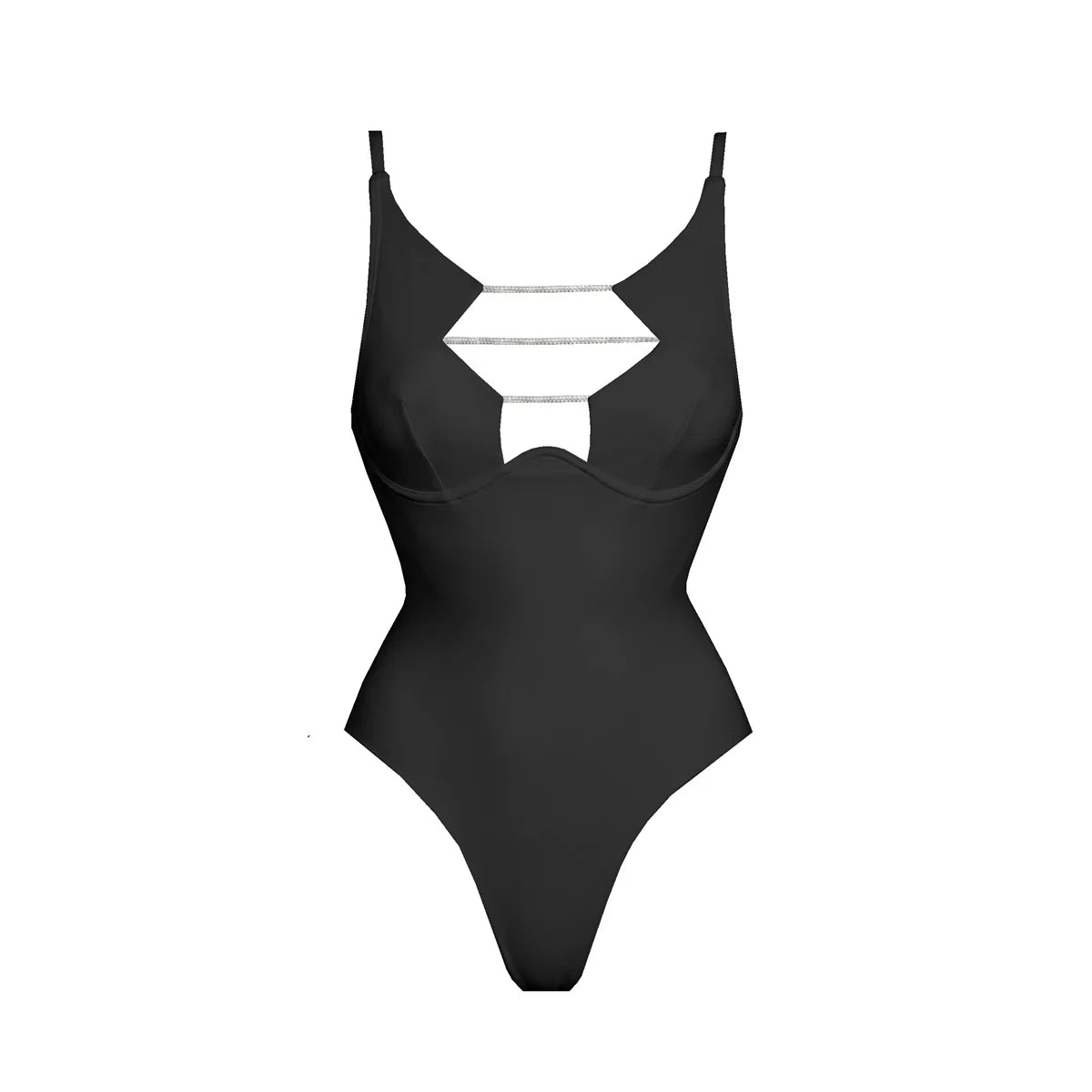 2026 2 Pezzi Costume da Bagno Intero Sexy da Donna, Monokini a Vita Alta Push-Up, Tinta Unita, Abbigliamento da Spiaggia