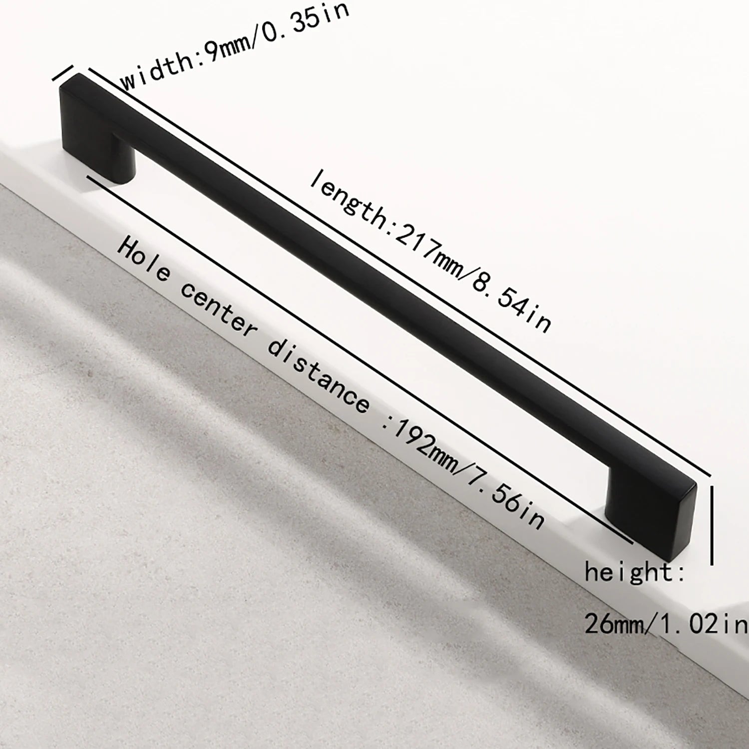 American modern minimalist style cabinets, drawers, wardrobes, furniture, hardware handles, aluminum alloy door handles