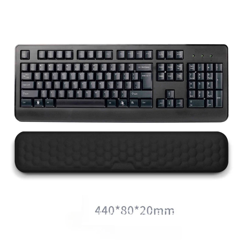 Poggiapolsi Memory Foam 2 In 1 Per Tastiera E Mouse Ergonomico