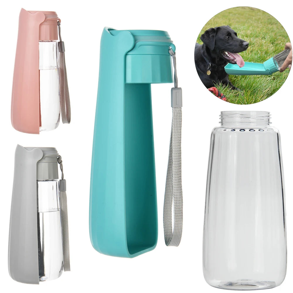 Bottiglia d'acqua per cani portatile da esterno per cani di piccola taglia Gatti a prova di perdite Ciotola per animali domestici ad alta capacità Labrador Beagle Forniture