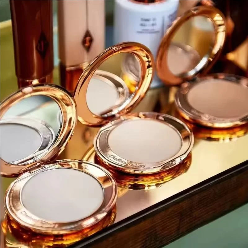 CT Fondotinta Liquido Portatile Controllo Olio Effetto Luminoso, Cipria Compatta Micro-Light, Rossetto Air Cushion, Set Trucco