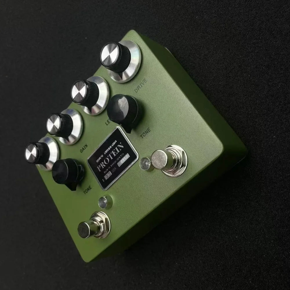 LY-ROCK BR0WNE PROTEIN Pedale distorsione overdrive per chitarra elettrica, clone originale