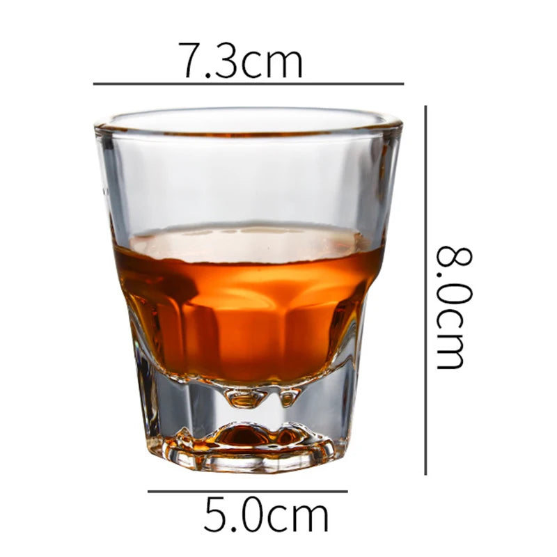 Bicchiere da whisky con fondo spesso da 240 ml/145 ml Bicchiere da birra classico Bicchiere da caffè italiano con fondo spesso Bicchieri da caffè Bicchieri da bere