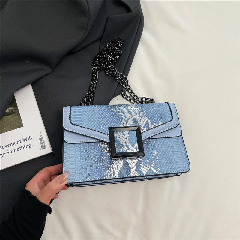Borse di lusso Borse da donna di marca famose Designer Lady Borse a tracolla con tracolla a catena Borse a tracolla da donna in pelle pu Marca