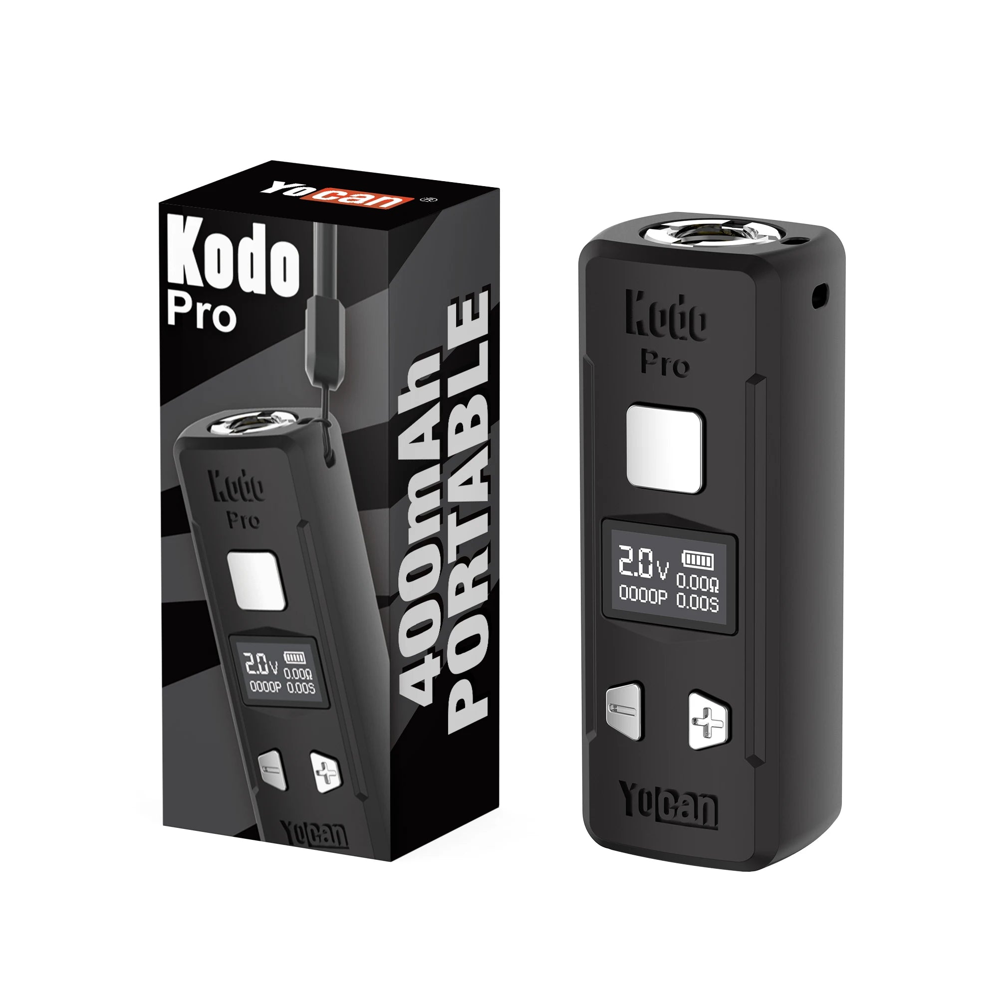 1-5pcs Originale Yocan Kodo Pro Batteria Vape Pen 400mAh 510 Filo 10s Preriscaldare Schermo OLED Sigaretta Elettronica Per 510 Cartuccia