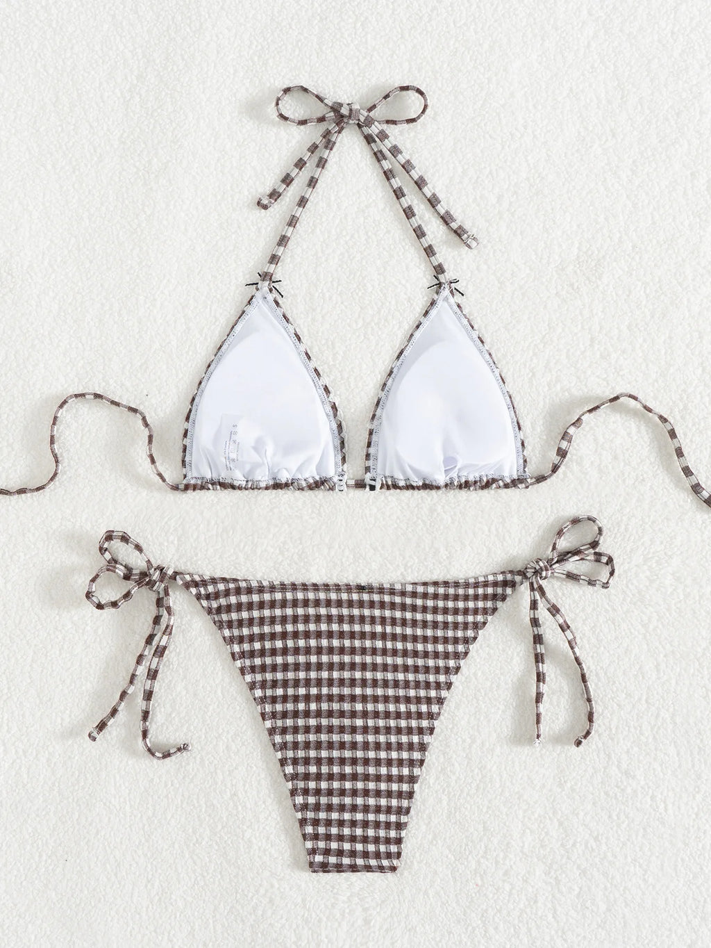Nuovo Set Bikini Triangolo 2026 - Costume da Bagno Push-Up con Stampa Floreale e Slip Brasiliano