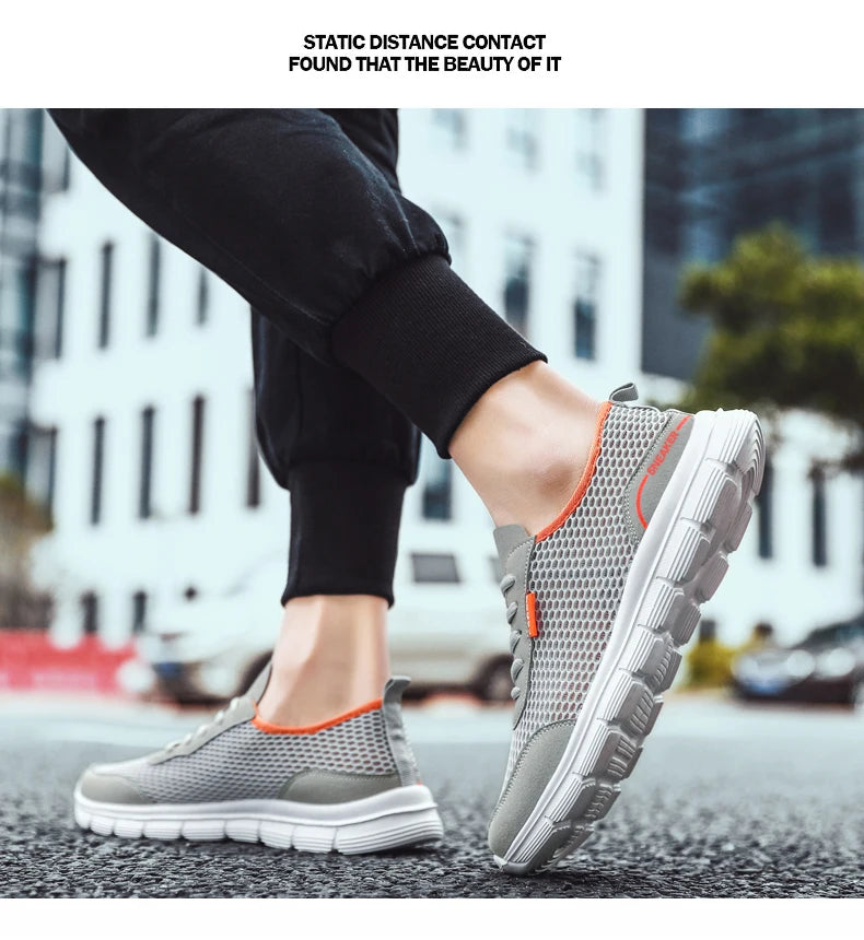 Sneakers da uomo scarpe da corsa estive in rete Sneakers leggere e traspiranti per uomo