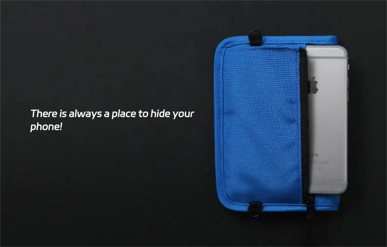 Portafoglio da viaggio RFID Porta passaporto Organizzatore di carte di credito Custodia con cerniera Organizzatore di documenti Accessori da viaggio antifurto