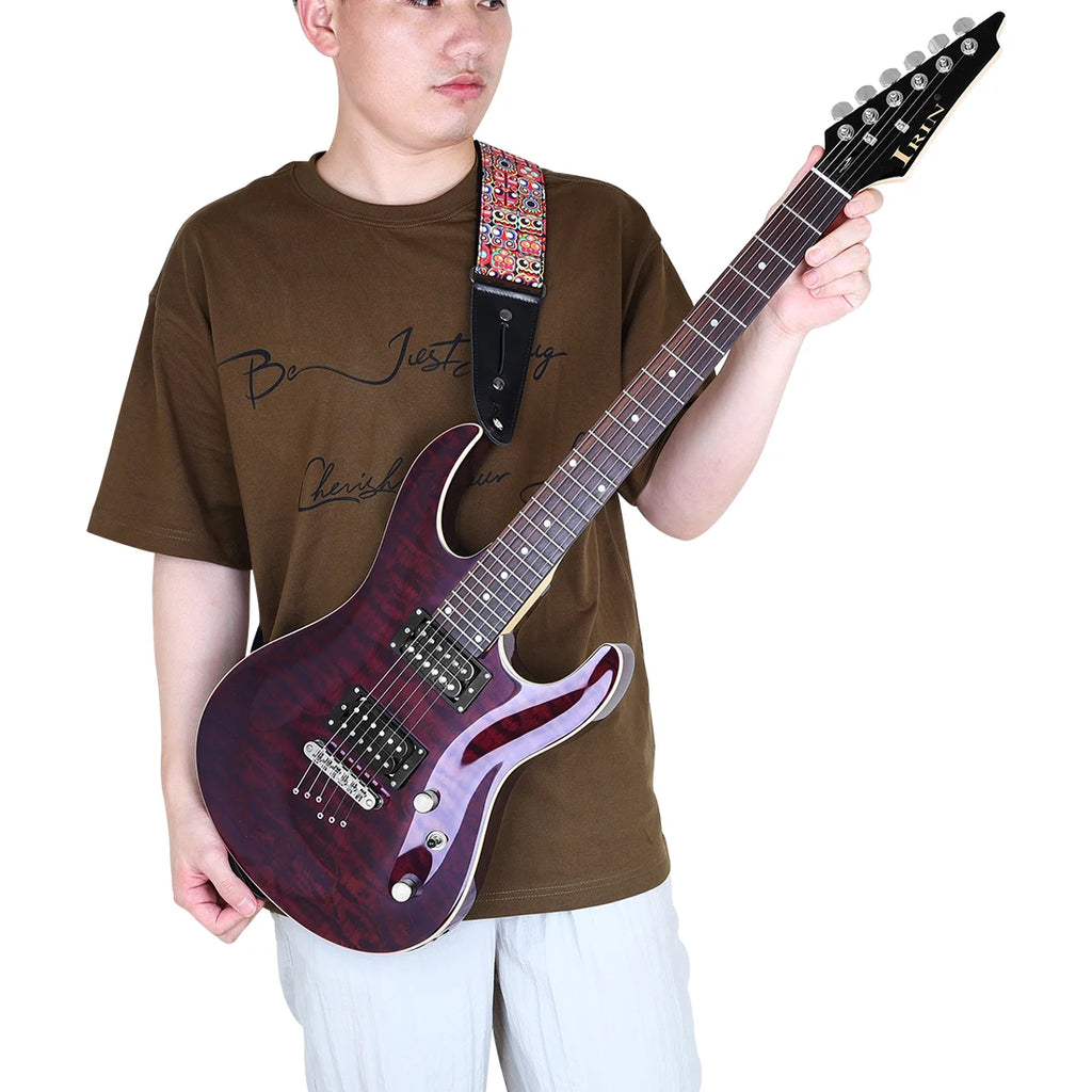 IRIN 6 corde viola chitarra elettrica tecnologia tastiera in legno Outlook elegante suono melodioso per chitarra principiante miglior regalo