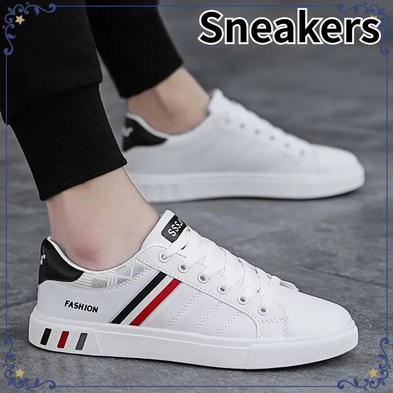 Sneakers Bianche da Uomo Nuove Traspiranti Taglie Grandi Scarpe Casual con Suola in Gomma Comode per Camminare Calzature Plus Size per Uomo Zapatos Hombre