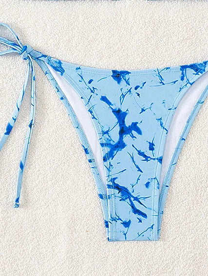 Nuovo Set Bikini Triangolo 2026 - Costume da Bagno Push-Up con Stampa Floreale e Slip Brasiliano