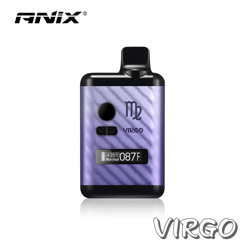 Anix Virgo vaporizzatore per erbe secche 1300mAh controllo della temperatura camera di riscaldamento in ceramica schermo OLED Yocan Hit Vane Xmax Herbal Vape Pen Kit