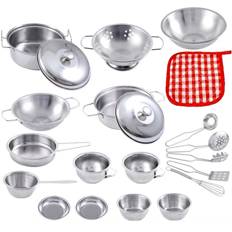 Set da cucina Fai finta di giocare Giocattolo da cucina simulato Set da gioco di ruolo per bambini Set da cucina Regalo educativo per bambini Ragazze Ragazzo