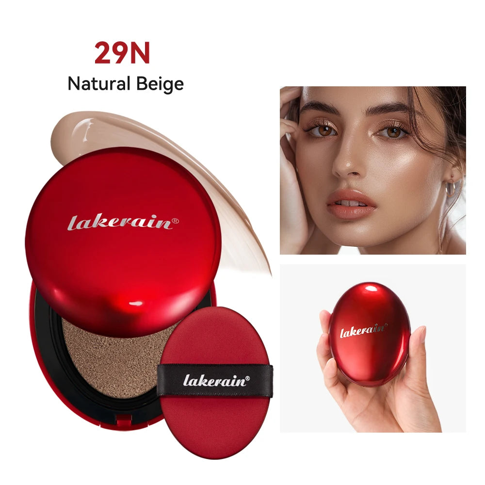 Long-lasting Coverage Foundation Sun Protection Cushion Foundation Semi-Matte Finish 72-Hour Wear Face Base Makeup Cosmetics